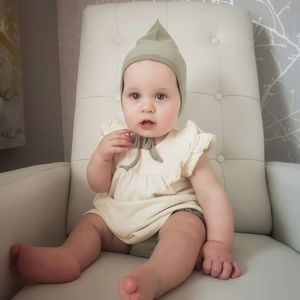 Quincy Mae Flutter Sleeve Dress - Ivory